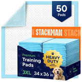 Stack Man tapetes para perros grandes, 34x36, gran absorción para entrenamiento diario