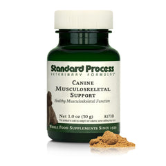 Standard Process Canino en bote pequeño para apoyo musculoesquelético diario.