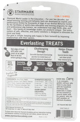 Starmark Everlasting Dental Chew sabor tocino Mediano, textura rugosa con crestas dentales para masticar.
