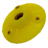 Starmark Treat Ringer FlexGrip UFO Mediano, plano frontal: estimula juego activo y masticación segura.