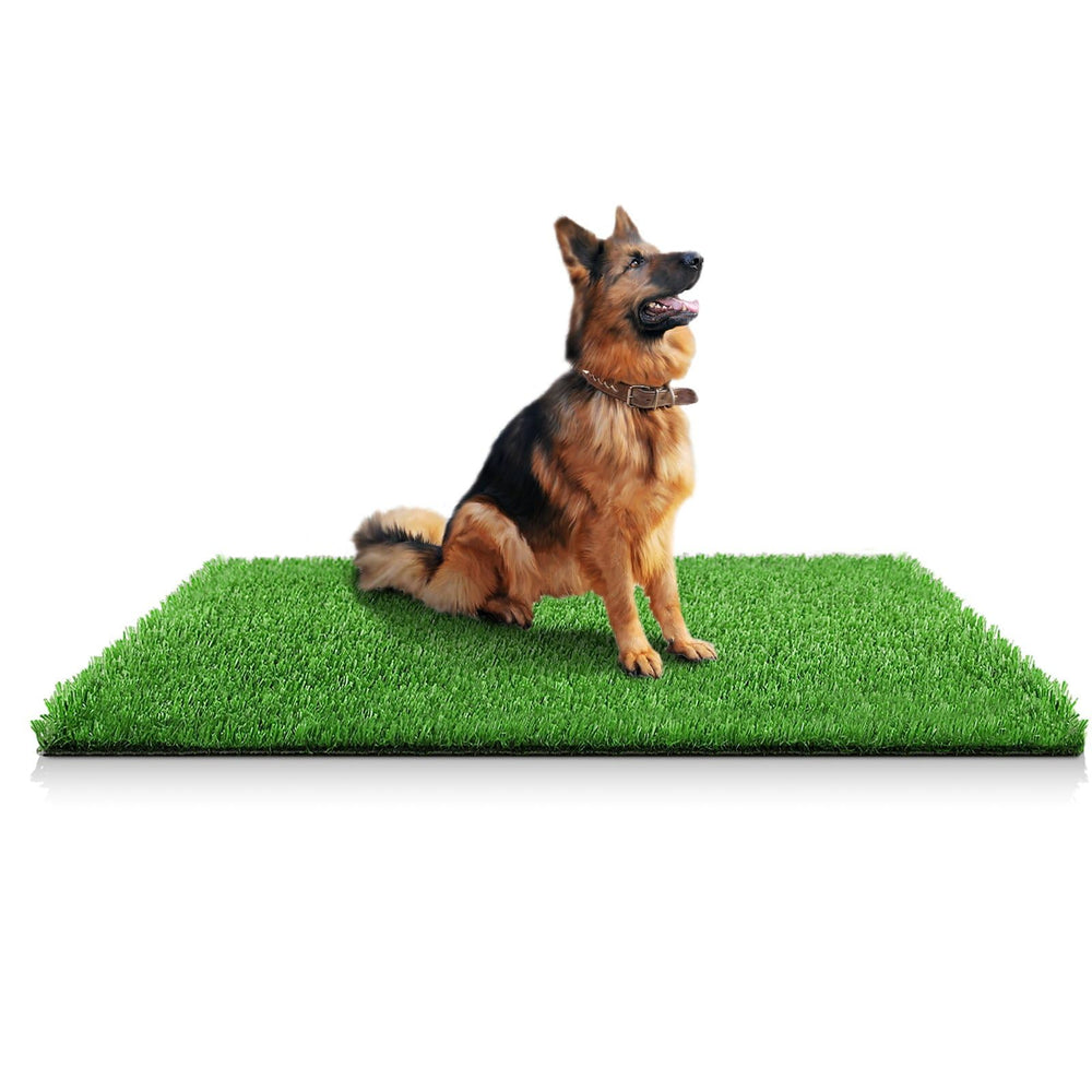 STARROAD-TIM césped artificial para perros, superficie verde realista para entrenamiento de higiene.