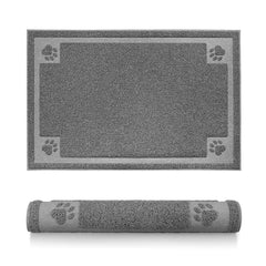 Alfombra Stellaire Chern de alimentación 35x25, ideal para perros grandes y gatos, área limpia.