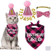 STMK pañuelo de cumpleaños para gato, estilo elegante y cómodo