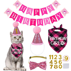 Bandana STMK para gato, diseño suave y cómodo para la celebración