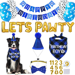 Sombrero de cumpleaños para perro STMK, ideal para fotos y fiestas