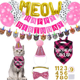 STMK sombrero de cumpleaños para gato, accesorio festivo reutilizable para fotos