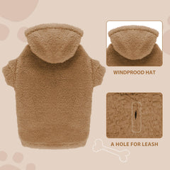 Stpiatue sudadera para perro pequeño, mangas elásticas que permiten movilidad.