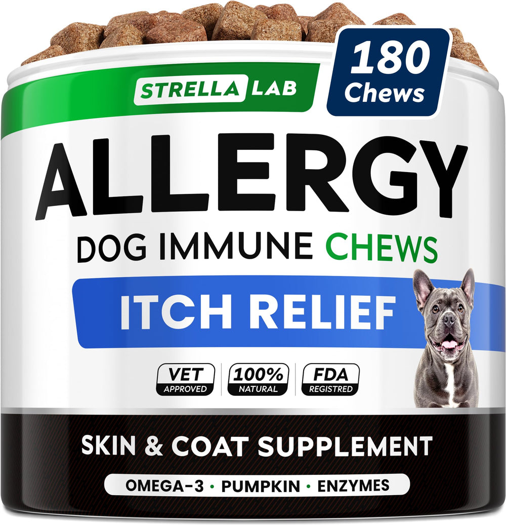 Strellalab StrellaLab alergia canina - bocaditos 2 g para piel y pelaje.