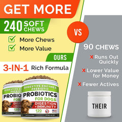 Envases de 120 bocados STRELLALAB, práctico para suministro prolongado.