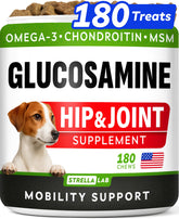 STRELLALAB glucosamina para perros, bocados para movilidad diaria.
