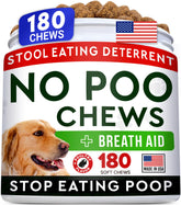 STRELLALAB No Poo Chews: botella anti-coprofagia para perros.
