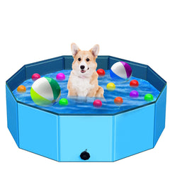 STUDESK piscina para perros plegable de 39 pulgadas, ideal para baños en casa