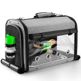 Suertree bolsa transporte aves con soporte, ligera y cómoda para viajes.