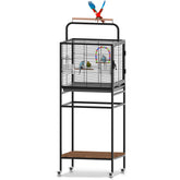 Jaula SukBetta para aves, hierro forjado y diseño portátil para viajar.