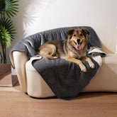Sunheir manta para perros gris, protección de sofá contra mugre y pelos.
