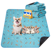 Sunheir pad lavable para perros en azul cielo, absorbe líquidos y facilita la limpieza.