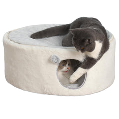 Sunhoo cama elevada para gatos con funda lavable y descanso cómodo