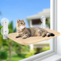Sunhoo hamaca de ventana para gatos plegable e inalambrica, descanso estable