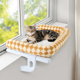 Sunhoo percha ventana gato: soporte estable para gatos grandes junto a la luz