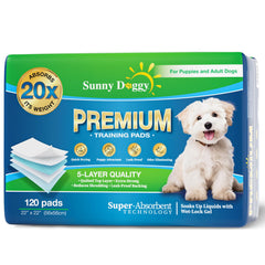 Sunny Doggy almohadilla de entrenamiento 22x22, gran absorción para derrames.