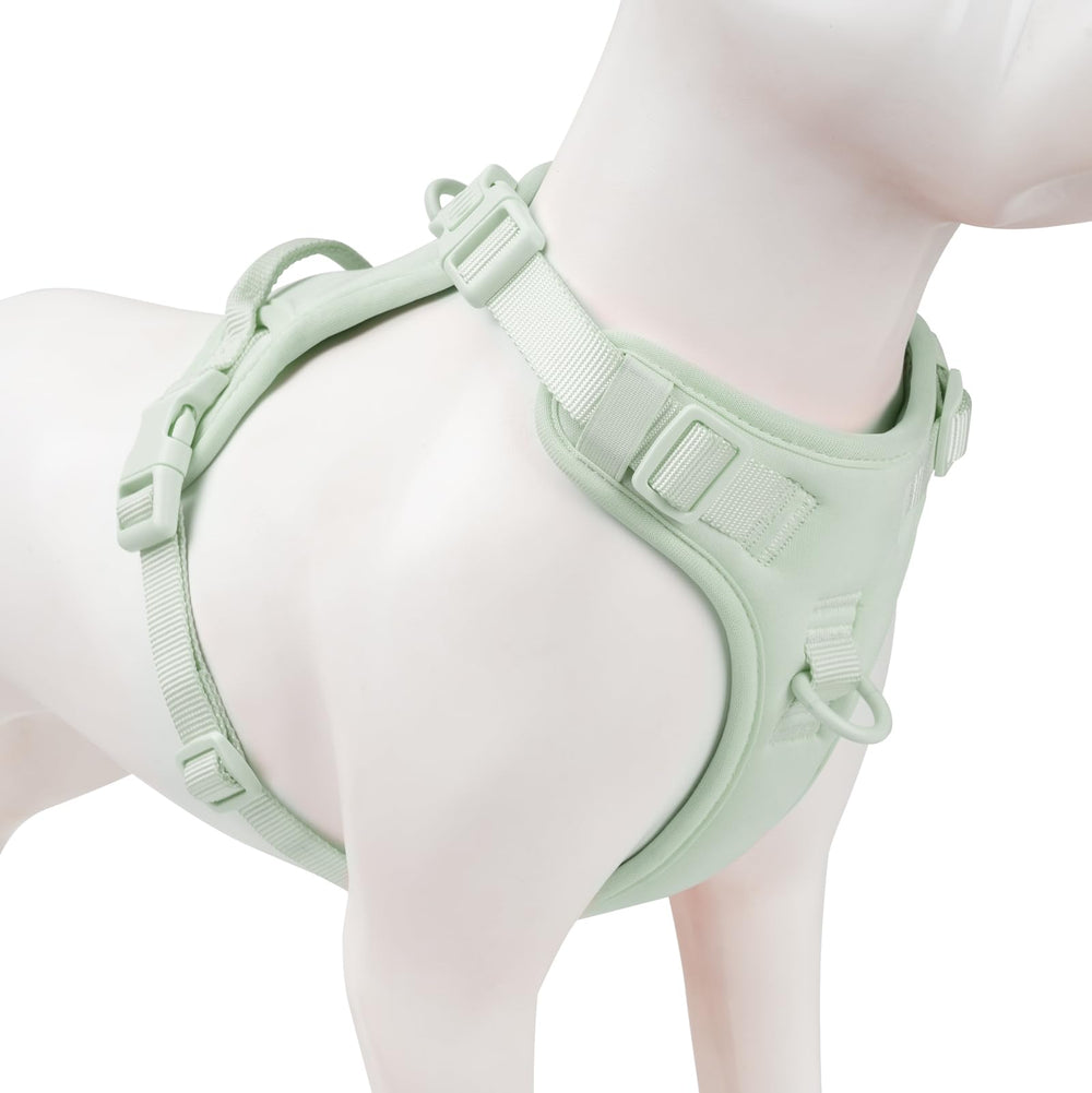 Sunraymascota arnés con clip frontal para control suave durante paseos.