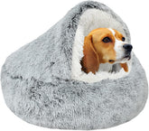 Cama SUOXU para perro pequeño, diámetro 65 cm, espacio ideal para mascotas ligeras.
