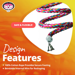 SB325 de Super Bird Creations: diseño seguro para aves grandes y aventureras.