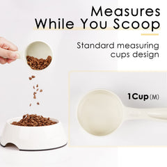 Super Design Cucharón de 1 taza para porciones consistentes.