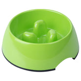 Super Design tazón lento para perros verde, favorece comer pausado.