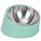 SuperDesign plato inclinado 15° para perros y gatos, facilita llegar a la comida.
