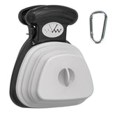 Super Design recogedor de excrementos para perro portátil con mosquetón para acceso fácil.