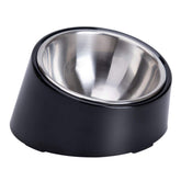 SuperDesign small tilted bowl at 15-degree angle for flat-faced breeds and small pets.