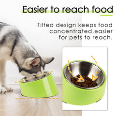 SuperDesign tazon inclinado 15 grados favorece la postura al comer