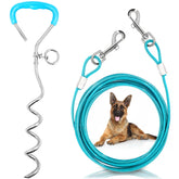 Supet cable tie-out para perro en exterior ofrece libertad segura.