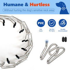 Detalle de puntas suaves del collar de púas Supet para entrenamiento controlado
