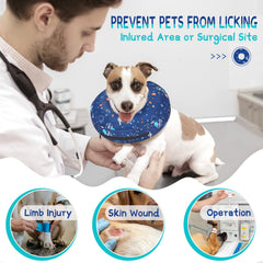 Collar donut suave Supet, alternativa tras cirugía para perros.