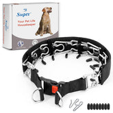 Collar Supet de entrenamiento con cierre rápido para paseos cómodos.
