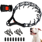 Supet collar de entrenamiento sin tirones, ajuste 14-16 pulgadas, ideal para paseos controlados.