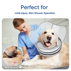 Supet collar escudo-durable-desmontable con protección adicional.