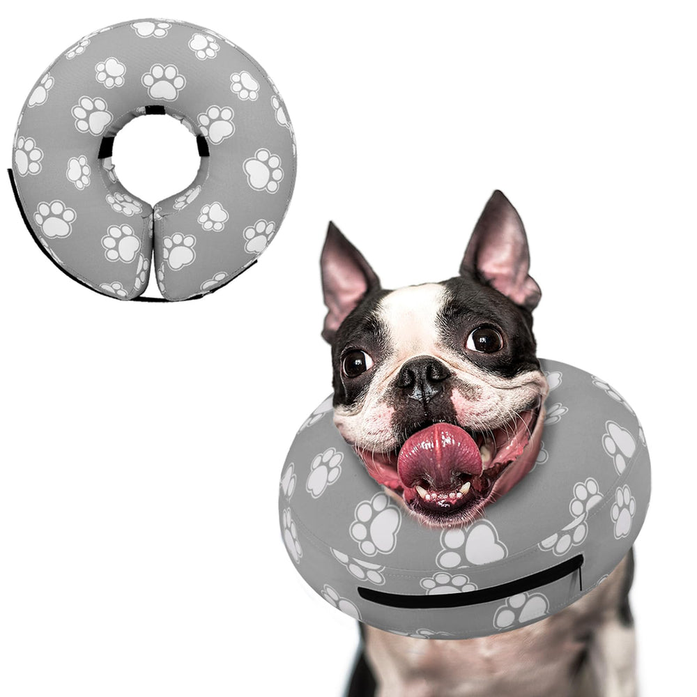 Supet collar inflable para perro postoperatorio protege la zona operada con suavidad