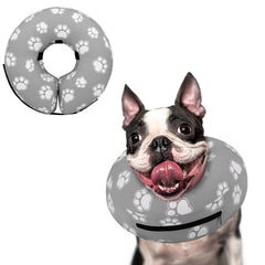 Supet collar inflable para perro postoperatorio protege la zona operada con suavidad