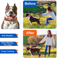 Supet collar de púas para perros, funda de nailon para mayor protección