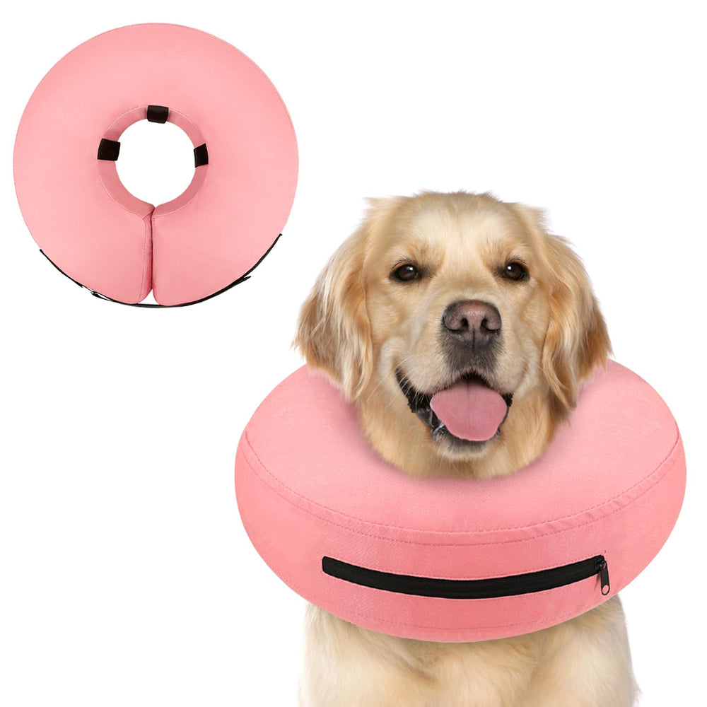 Supet cono inflable para perro postoperatorio: barrera suave evita lamidas