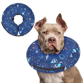 Cono inflable Supet para recuperación del perro sin obstruir la visión.