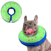 Collar cono inflable Supet en forma de rosquilla, cómodo y protege áreas heridas.