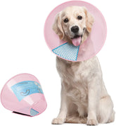 Supet cono para perros, ajuste cómodo para recuperación y prevención de lamido.