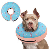 Supet donut inflable postoperatorio protege la herida sin irritación.
