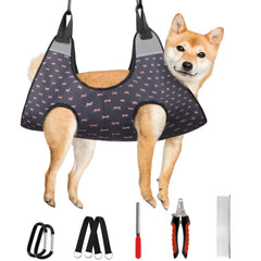 Supet hamaca grooming para perros y gatos, recorte de uñas cómodo y seguro.