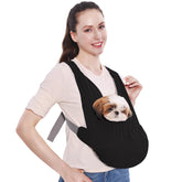 Supet portador-bandolera para perro pequeño con soporte ergonómico y hombros acolchados