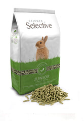 Dieta balanceada de Supreme Petfoods para conejo joven con nutrientes clave